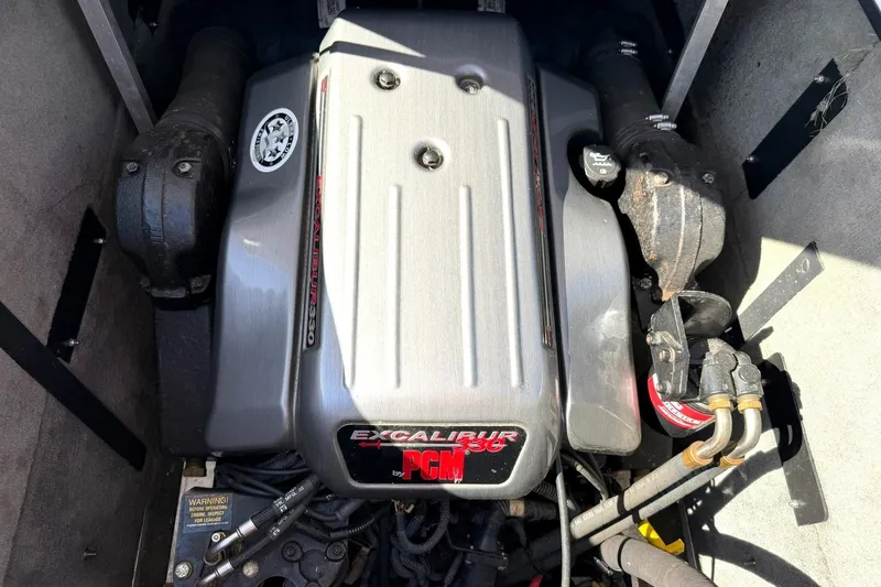 Slide: The Image of Engine compartment of a 2003 Nautique Air Nautique 226 with Excalibur 330 engine. - 42