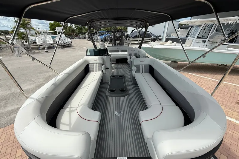 Slide: The Image of Luxurious interior of 2027 Bennington 26 MSB USA 250 Limited Edition pontoon boat. - 20