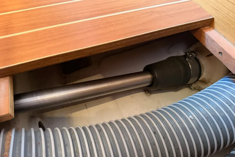 Slide: The Image of Interior view of 2009 Jeanneau Sun Odyssey 45 DS yacht showing mechanical components. - 93