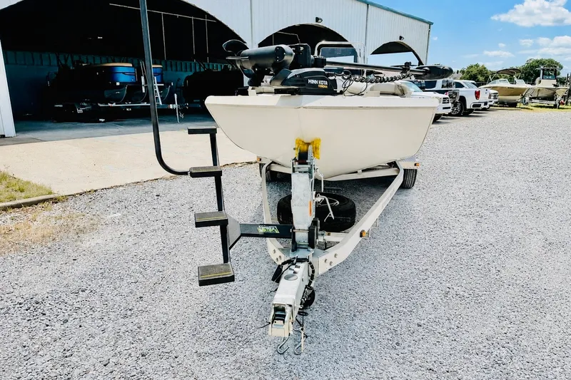 Slide: The Image of 2021 Ranger RB200 boat on trailer in outdoor storage area. - 7