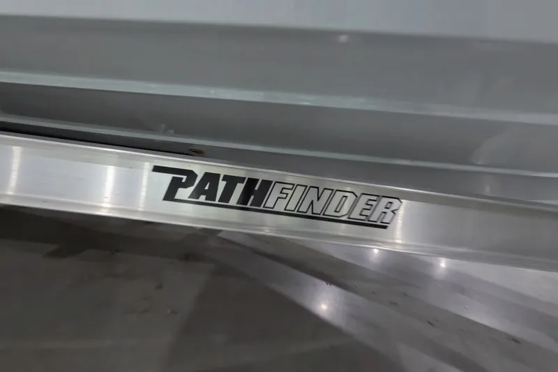Slide: The Image of Pathfinder 2200 Hybrid 2027 logo on metallic surface, sleek and modern design. - 27