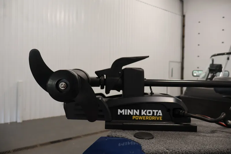 Slide: The Image of Minn Kota PowerDrive trolling motor on 2025 Princecraft Holiday 162 WS MAX boat. - 13