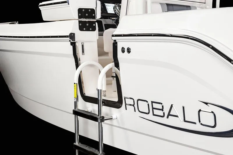 Slide: The Image of Manufacturer Provided Image: 2023 Robalo R272 Center Console boat with side entry ladder. - 56