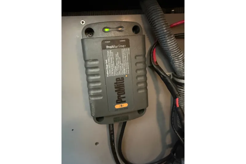 Slide: The Image of ProMariner ProMite 15i battery charger installed on a 2008 Monterey 330 Sport Yacht. - 38