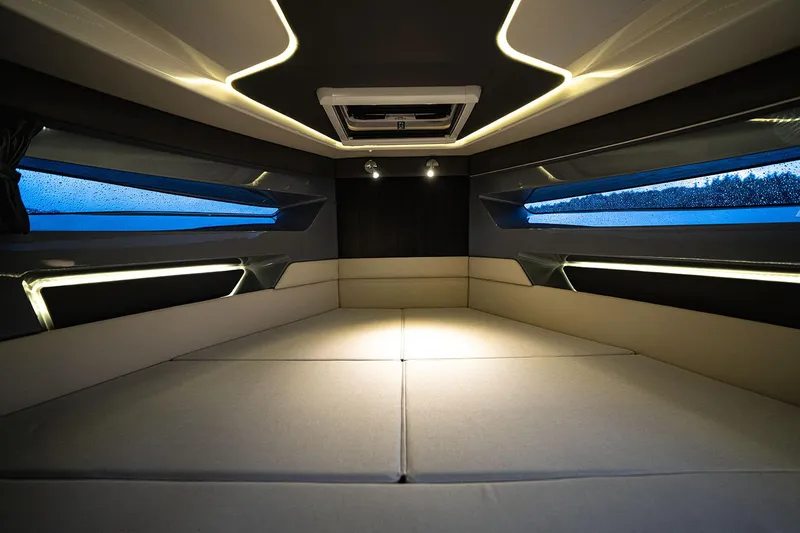 Slide: The Image of Manufacturer Provided Image: Luxurious interior of 2026 Navan C30 with modern lighting and spacious seating. - 21