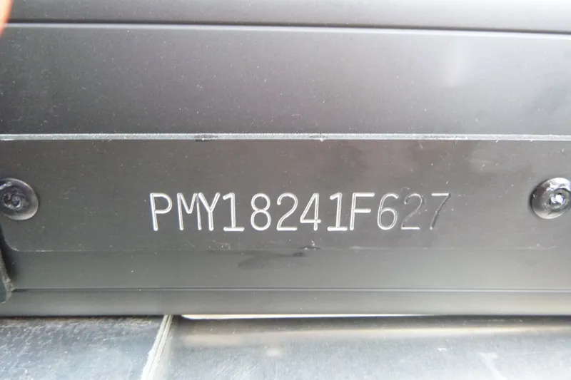 Slide: The Image of Hull identification number on 2027 Premier 230 Sunsation RS - CL boat. - 20