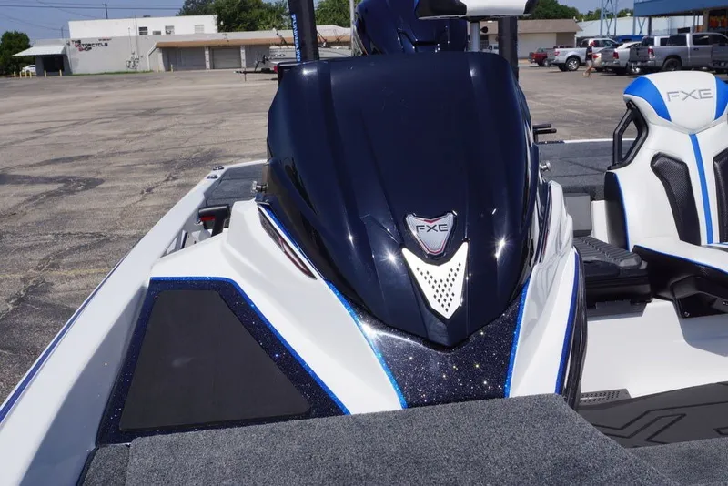 Slide: The Image of 2027 Skeeter FXE20 Limited boat with sleek design and modern seating. - 27