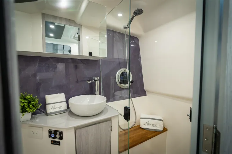 Slide: The Image of Modern bathroom in 2026 Hanover 347 model, featuring sleek design and elegant fixtures. - 19