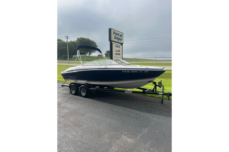 The Image of 2010 Four Winns H210 boat on trailer at Port of Jasper. - 1
