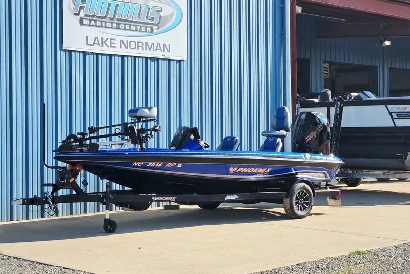 Slide: The Image of 2026 Phoenix 818 Pro boat at Foothills Marine Center, Lake Norman. - 2