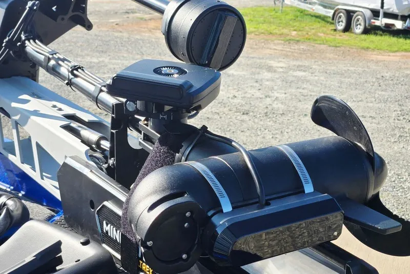 Slide: The Image of Close-up of a 2026 Phoenix 818 Pro boat motor with advanced technology. - 15