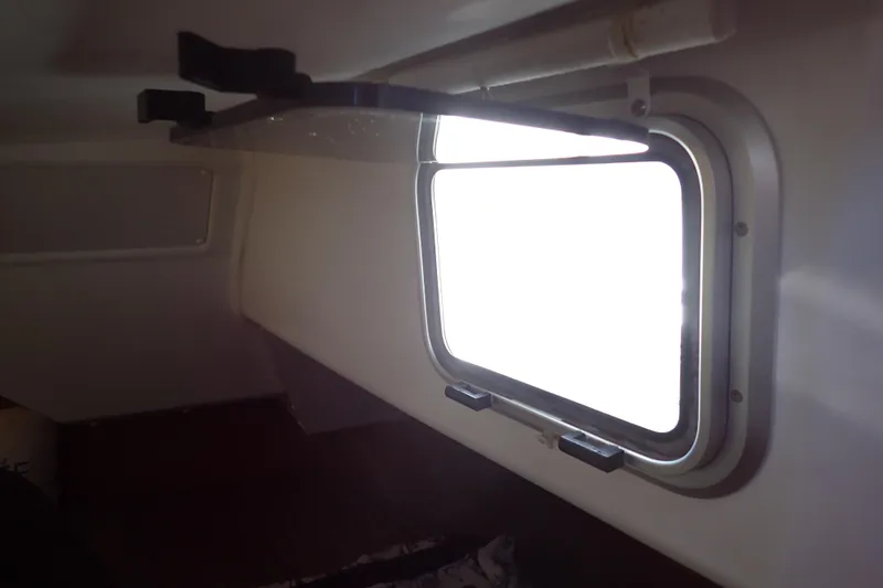 Slide: The Image of Interior view of Jeanneau Sun Odyssey 389 yacht window, 2018 model. - 155