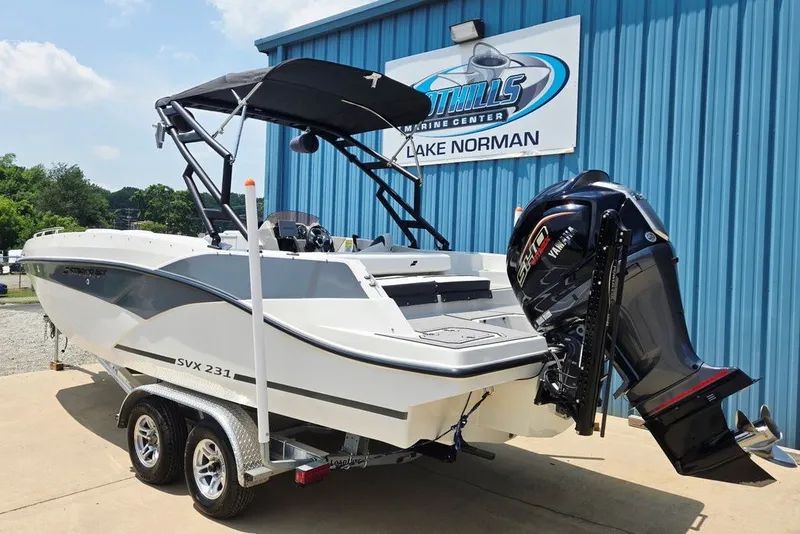 Slide: The Image of 2024 Starcraft SVX 231 OB boat with Yamaha engine at Foothills Marine Center. - 5