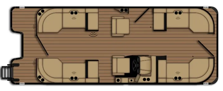 Slide: The Image of Bentley Pontoons 223 ELITE ADMIRAL 2027 - 3