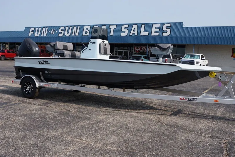 The Image of 2027 Excel 203 Bay Pro Elite boat on trailer at Fun-N-Sun Boat Sales. - 1