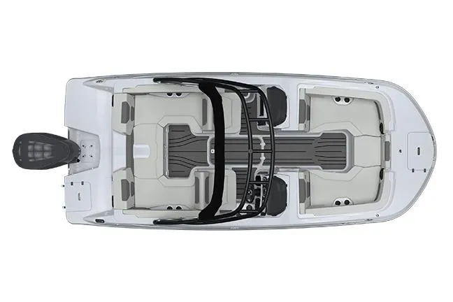 Slide: The Image of Manufacturer Provided Image: Top view of 2026 Hurricane SunDeck Sport 2050 OB boat, showcasing seating and layout. - 30