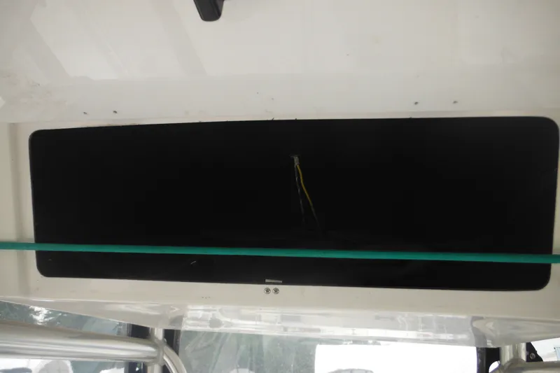 Slide: The Image of 2006 Southport 26 Center Console interior detail with wiring visible. - 44