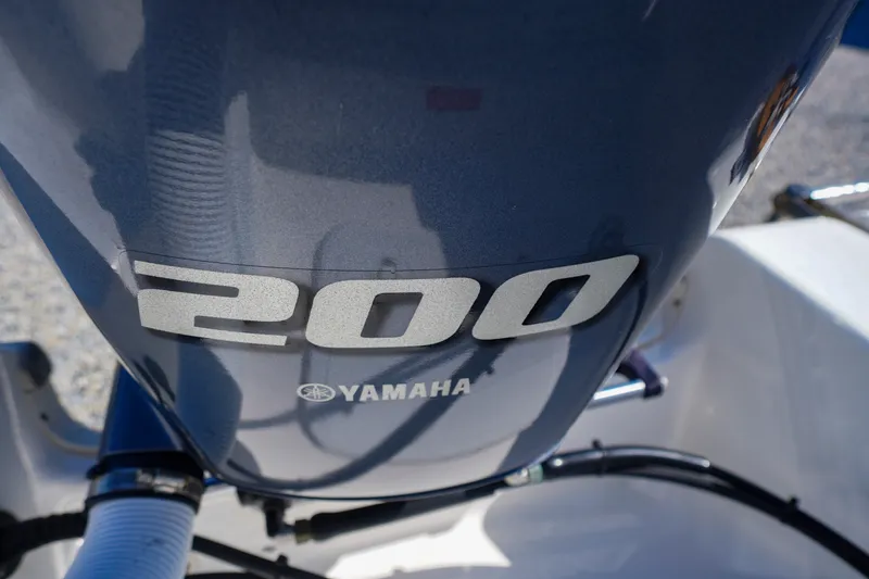 Slide: The Image of Yamaha 200 outboard motor on 2023 Tidewater 220 CC Adventure boat. - 51