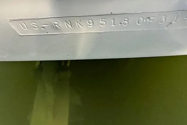 Slide: The Image of Hull identification number on 2014 Rinker 260 Express Cruiser boat. - 28