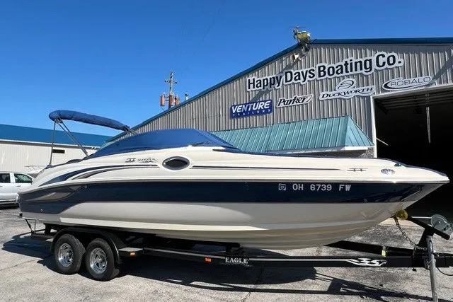 The Image of 2003 Sea Ray 240 Sundeck boat on trailer at Happy Days Boating Co. - 0