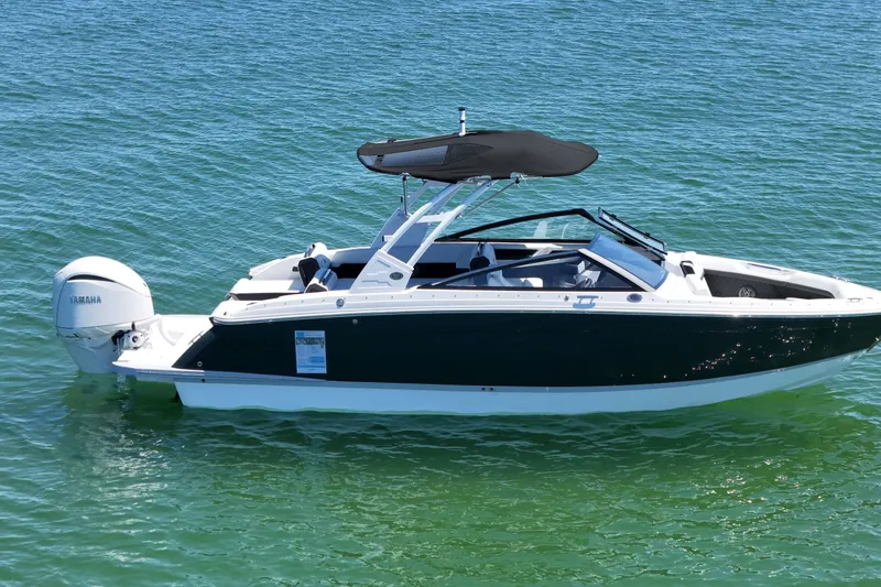 The Image of 2027 Cobalt R6 Outboard boat with Yamaha engine on clear water. - 0