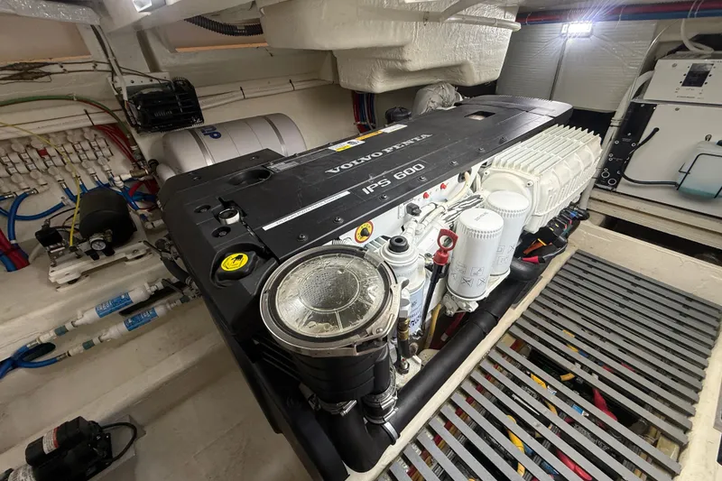 Slide: The Image of Engine room of 2016 Tiara Yachts Q44 with Volvo Penta IPS 600 engine. - 55