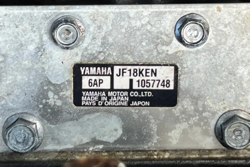Slide: The Image of Label on Yamaha AR190 boat engine, 2022 model, made in Japan. - 54