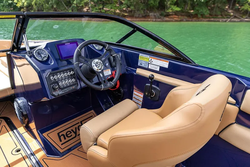 Slide: The Image of Manufacturer Provided Image: Interior of Heyday WT-2DC boat, 2026 model, featuring modern cockpit. - 20