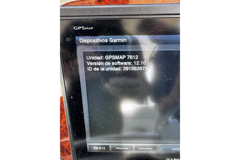 Slide: The Image of Garmin GPSMAP 7612 display on 2004 Formula 370 Super Sport boat dashboard. - 27