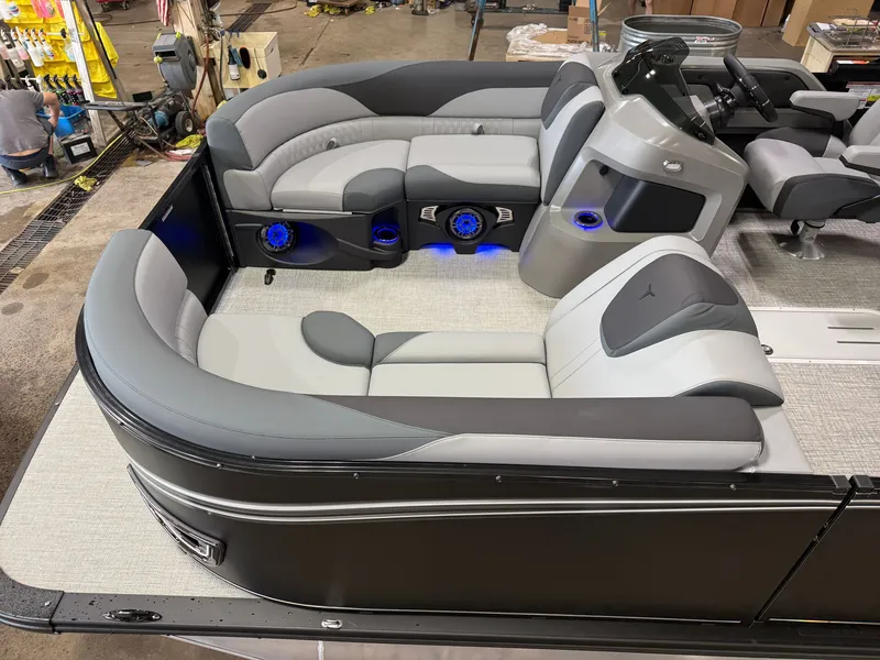 Slide: The Image of Tahoe LTZ 2385 Quad Lounge 300HP Tritoon 2026 - 2