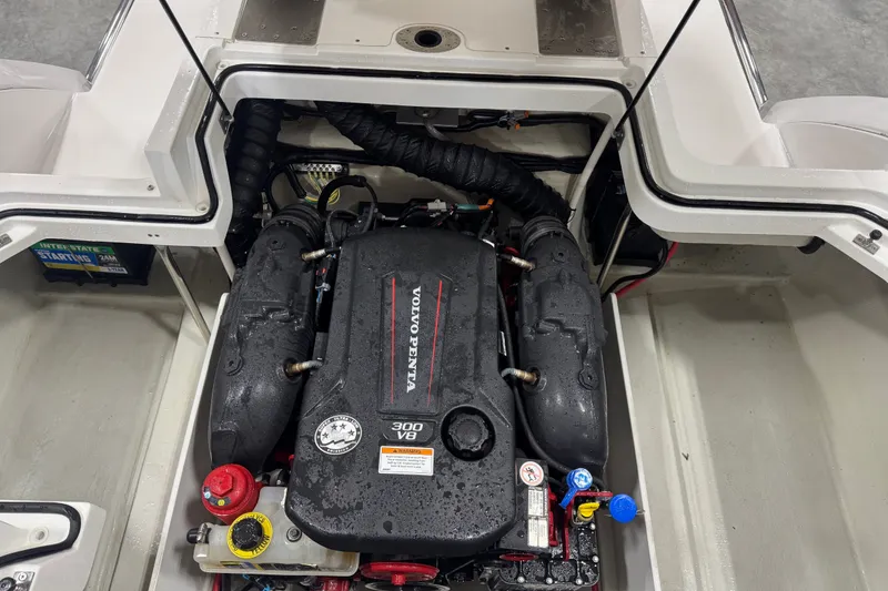 Slide: The Image of Volvo Penta 300 V8 engine in a 2020 Cobalt R5 boat. - 15