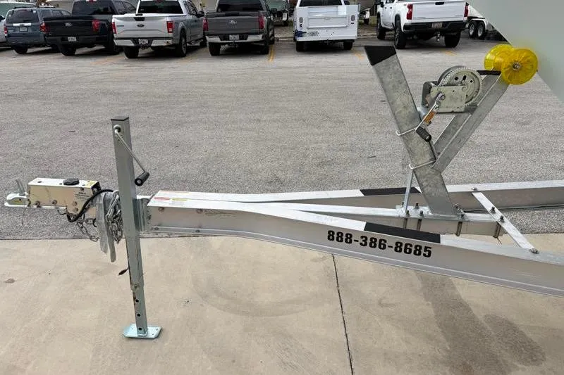 Slide: The Image of Trailer hitch and winch system for 2024 Key West 239 DFS boat. - 33