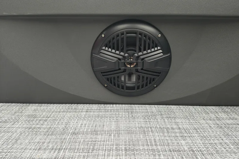 Slide: The Image of Speaker on 2026 Sun Tracker Party Barge 20 DLX pontoon boat interior. - 15