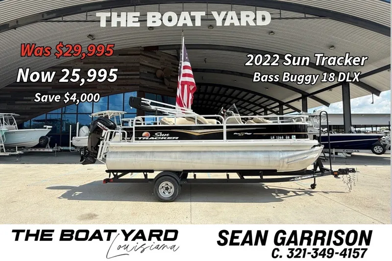The Image of 2022 Sun Tracker Bass Buggy 18 DLX for sale at The Boat Yard, discounted to $25,995. - 1