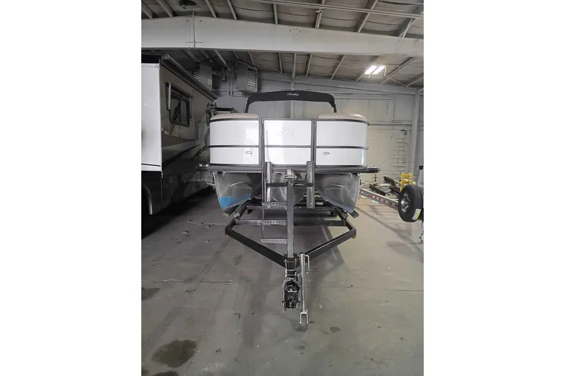 The Image of 2021 Bentley Pontoons 240 CRUISE on trailer in indoor storage facility. - 0