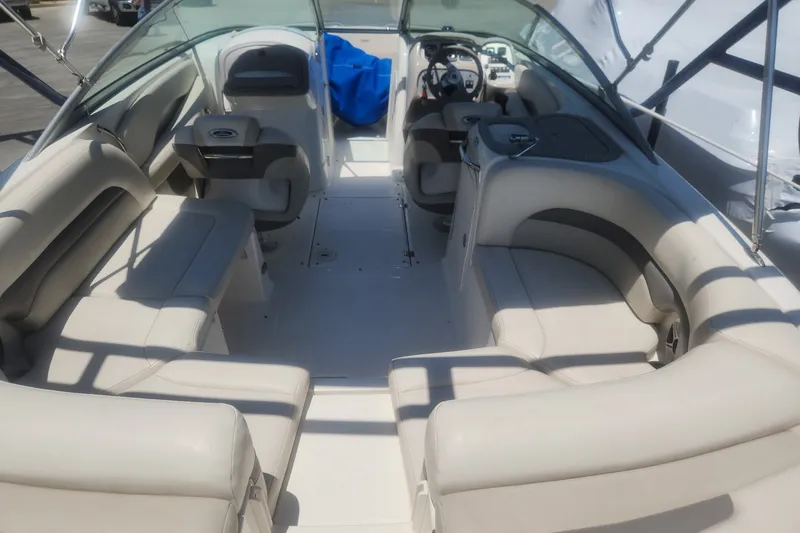 Slide: The Image of 2008 Chaparral 246 SSi boat interior with spacious seating and modern design. - 4