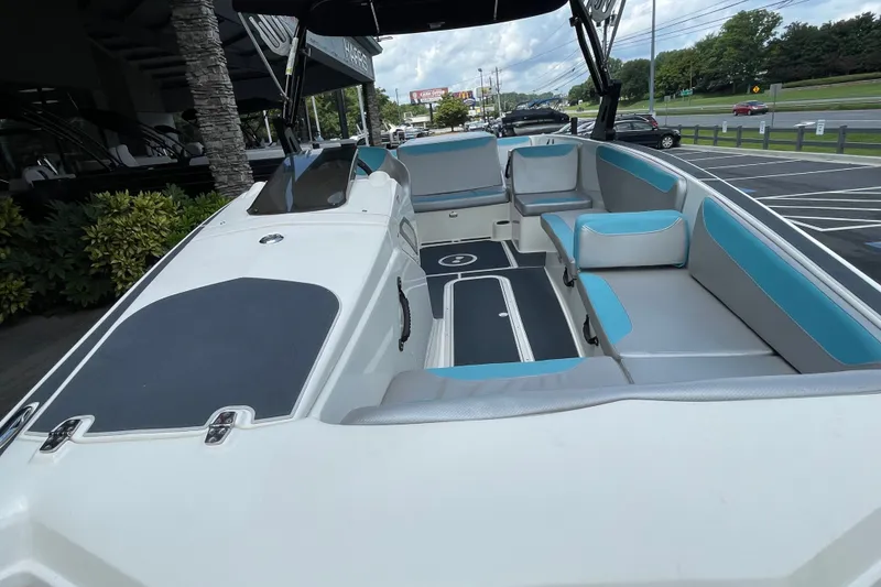 Slide: The Image of 2017 Heyday WT-2 boat interior with spacious seating and modern design. - 10