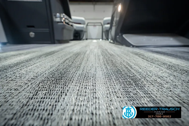 Slide: The Image of Interior view of 2027 Bennington 22 MSB boat with textured flooring. - 56
