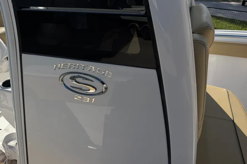 Slide: The Image of 2025 Sportsman Heritage 231 Center Console boat interior detail. - 23