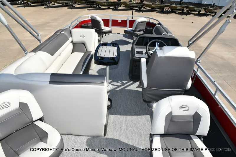 Slide: The Image of Sun Tracker Fishin' Barge 22 DLX w/115HP Pro-XS 4 Stroke 2026 - 61