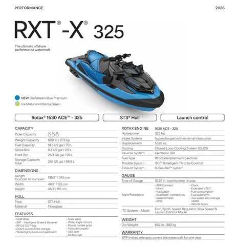 Slide: The Image of Sea-Doo RXT-X 325 (Demo Unit) 2026 - 17