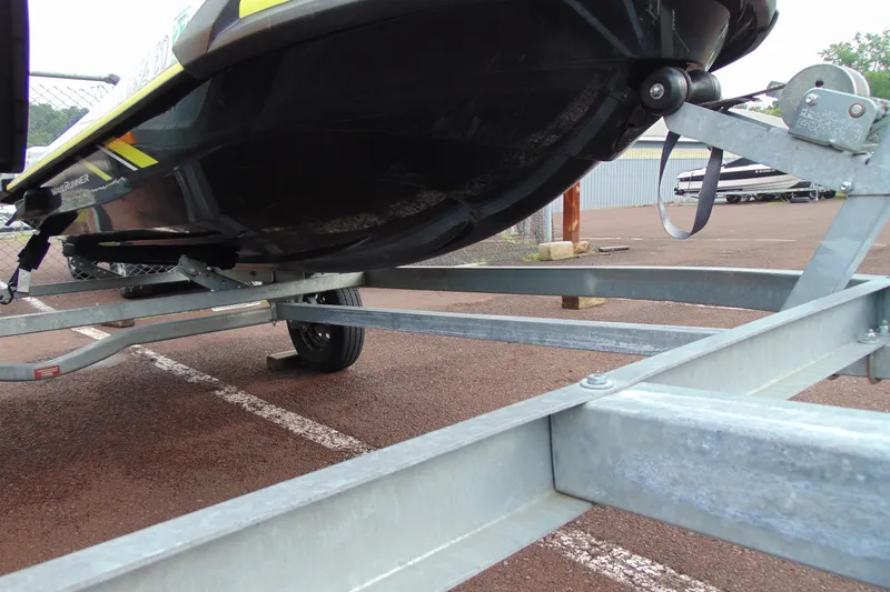 Slide: The Image of 2021 Yamaha WaveRunner VX on a trailer in a parking lot. - 11