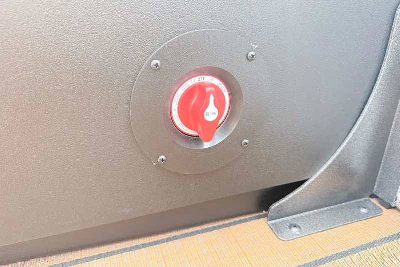 Slide: The Image of Red switch on 2027 Bentley Pontoons Legacy 220 Navigator boat panel. - 17