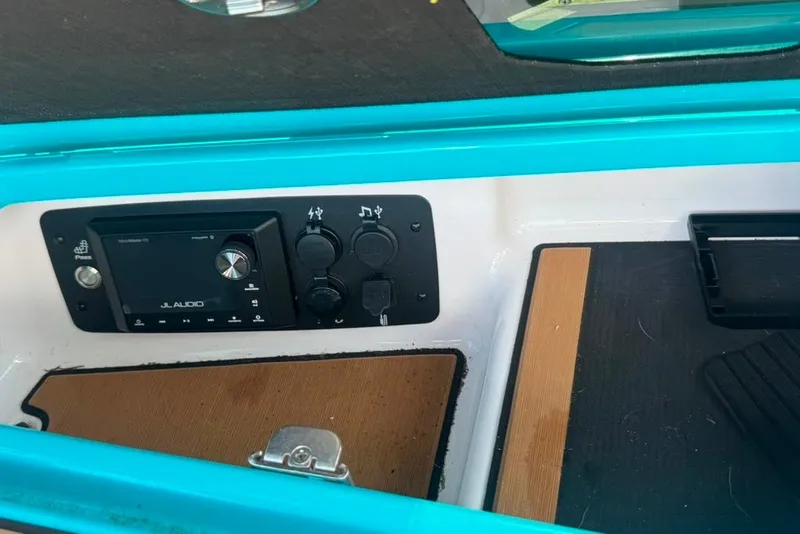 Slide: The Image of 2022 Nautique Super Air Nautique G23 audio system with JL Audio controls. - 85