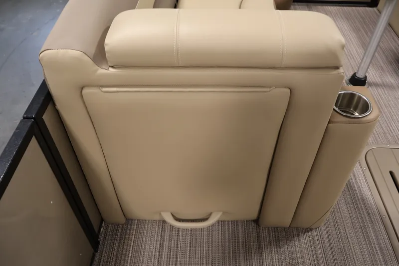 Slide: The Image of Beige seating with cup holder on Veranda VR22RC, 2022 model. - 17