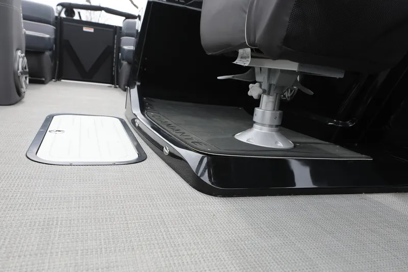 Slide: The Image of 2024 Viaggio D24U boat interior with seating and storage compartment. - 6