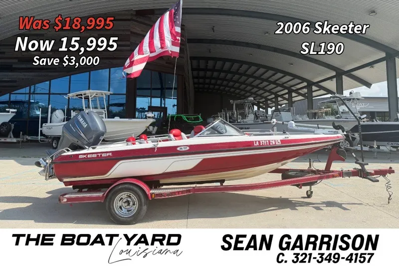 The Image of 2006 Skeeter SL 190 boat for sale, discounted to $15,995, save $3,000. - 0