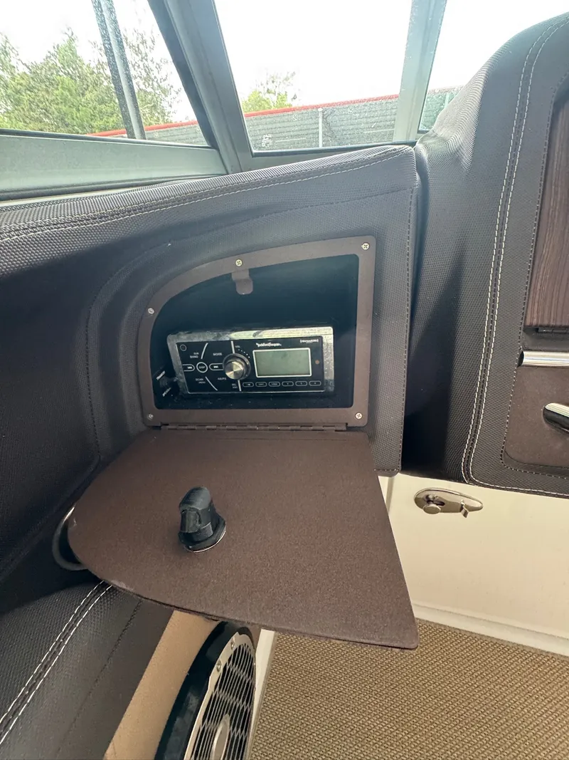 Slide: The Image of 2015 Cobalt 296: Dashboard with built-in audio system and speaker. - 13