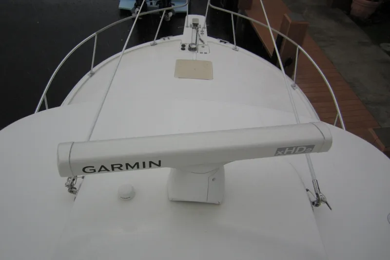 Slide: The Image of 2005 Luhrs 32 Open boat with Garmin xHD2 radar on deck. - 44