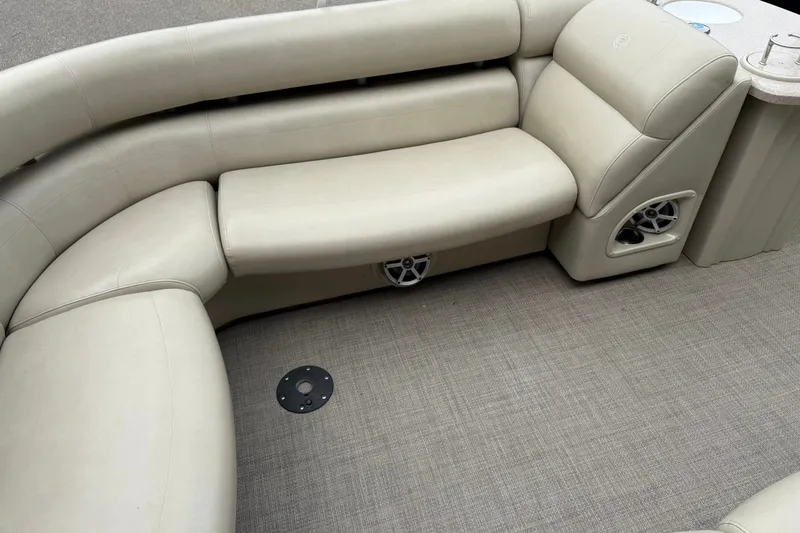 Slide: The Image of Luxurious seating area on a 2016 Premier 270 Intrigue RF boat. - 20
